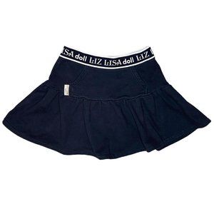 Japan Liz Lisa Doll Y2K 2000s Skater Skirt Logo Band Sz S Kawaii Emo Egirl